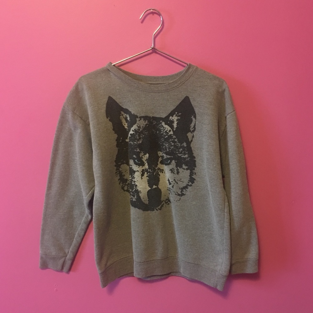 wolf pullover sweater $5 SALE